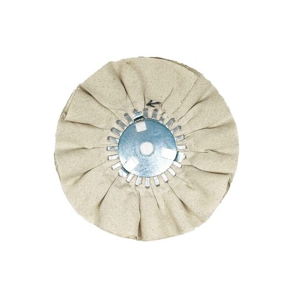 Renegade Products Usa 10" Mid-Range Airway Buffing Wheels, 16-Ply, Removable Center Plate, No Stitch FAW10X3X5/8N2-16PCOT-TWL - main