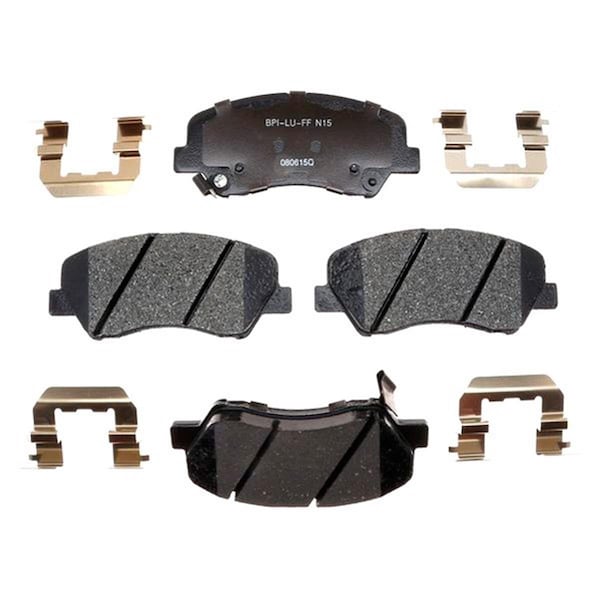 Hands On MGD1411MH 7.95 in. Reliant Ceramic Front Disc Brake Pads for 2009-2017 Chevy Express HA845525 - main