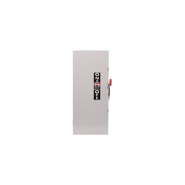 Ge 480/600 VAC, 250 VDC, 200 A, 3-Pole, 3-Wire, NEMA 1, Class H/K/J/R, Fusible, Heavy Duty, TH3364 - main
