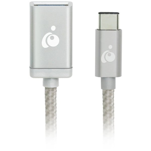 Iogear Charge & Sync USB-C to USB Type-A Adapter - Silver G2LU3CAF10-SIL - main
