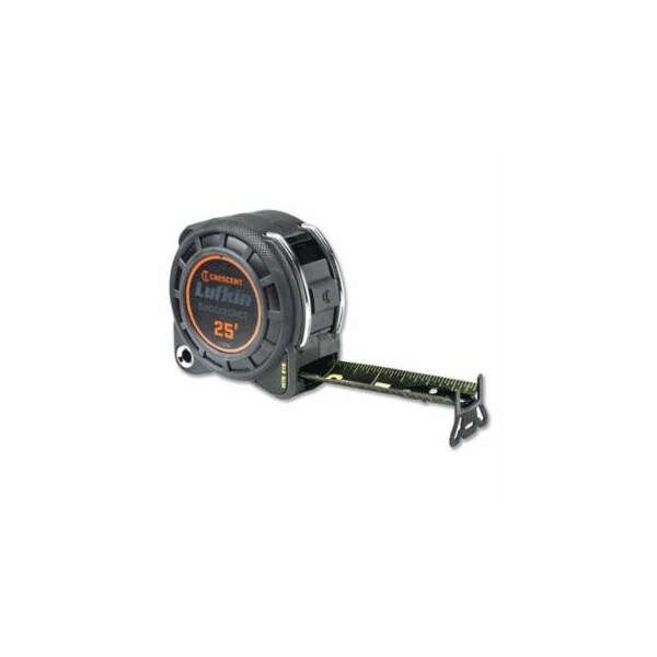 Crescent Lufkin Shockforce Nite Eye Dual-Sided Tape Measures, 1-3/16 in W x 26 ft L, Black, 4PK 182-L1125CMEB-02 - main