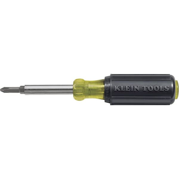 Klein Tools Multi-Bit Screwdriver / Nut Driver, 5-in-1, Phillips, Slotted Bits 32476 - main