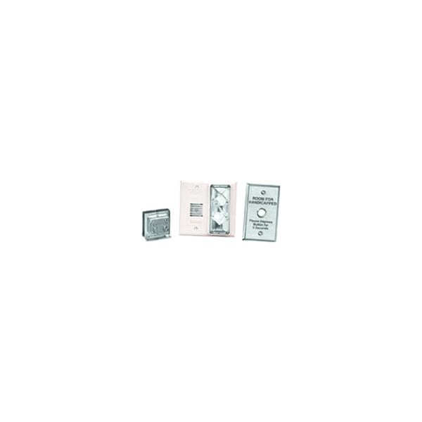 Edwards Signaling Hotel Room Annunciator Kit, 24V AC, Includes Push Button Switch, 4 13/16 W x 5 13/16 L 7005-G5 - main