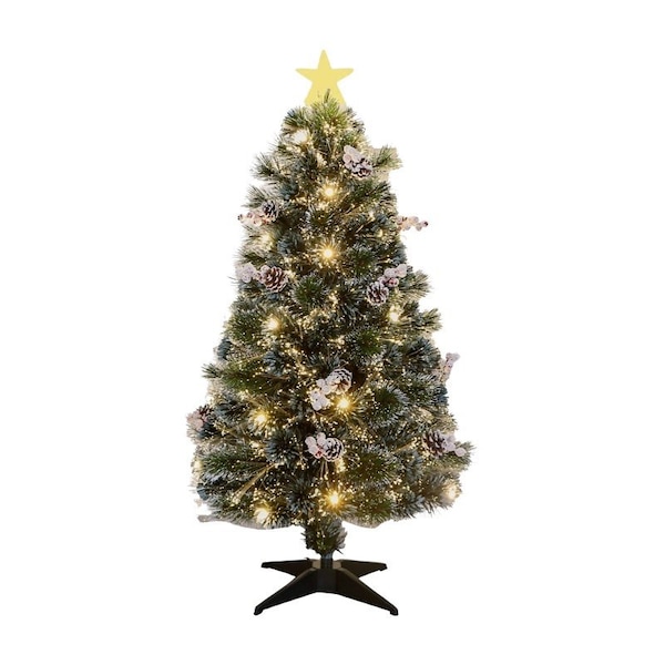 Santas Forest Frosted Mixed Needle FO Tree, 5 ft H 54950 - main