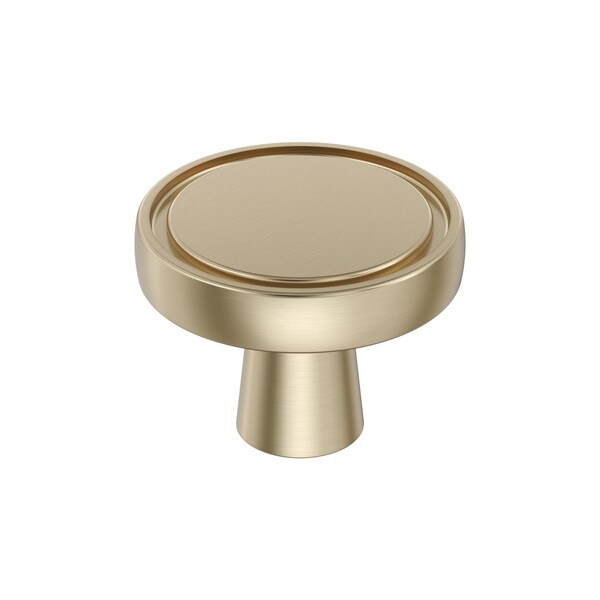 Amerock Destine 1-3/8 inch 35mm Diameter Golden Champagne Cabinet Knob BP36857BBZ - main
