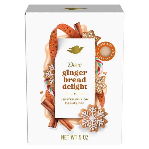Dove Limited Edition Holiday Treats Gingerbread Delight Beauty Bar Soap, 5 Ounce, 72PK 64387043 - main