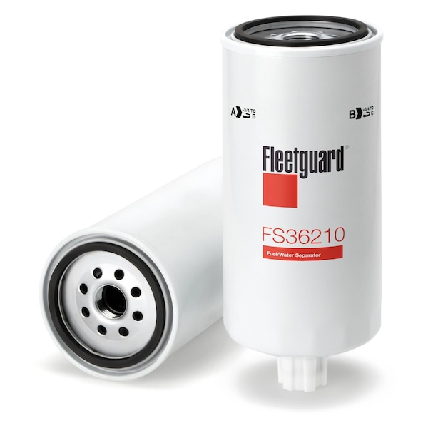 Fleetguard Fuel Filter, 10.0625 in, Spin-On FS36210 - main