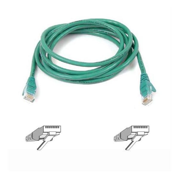 Belkin Patch Cable - Rj-45 (M) - Rj-45 (M) - 14 Ft - Utp - ( Cat 6 ) - Green A3L980-14-GRN-S - main