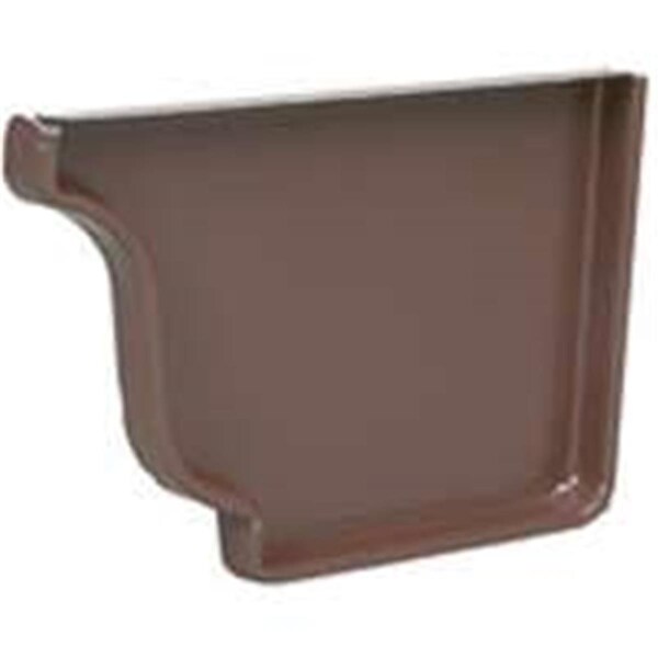 Swivel 2520619 Brown Aluminium Right Hand End Cap 5In. SW417683 - main