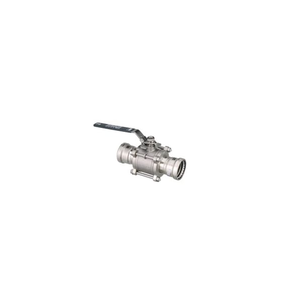 Viega Manual 2-Way Ball Valve, Press, 316 SS 86650 - main