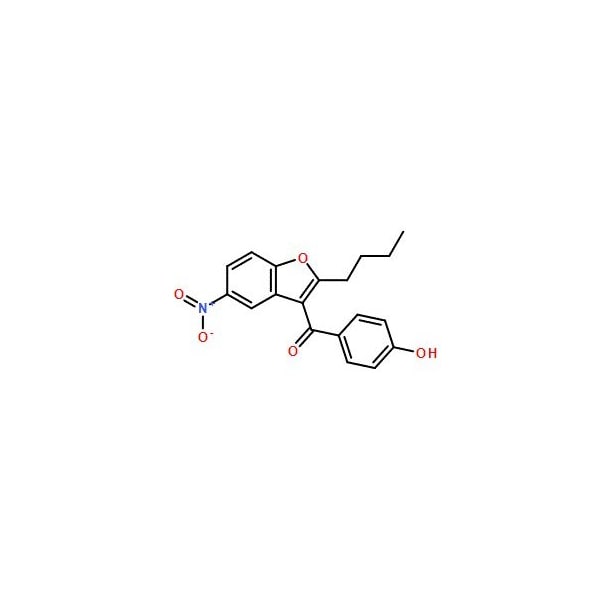 Ak Scientific 2-Butyl-3-(4-hydroxybenzoyl)-5-nitrobenzofuran (5g), CAS 141645-16-1 X3192-5g - main