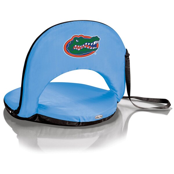Picnic Time Family Of Brands NCAA Florida Gators Oniva Stadium Seat - Reclining Bleacher Seat with Back Support, Sky Blue 626-00-137-164-0 - main