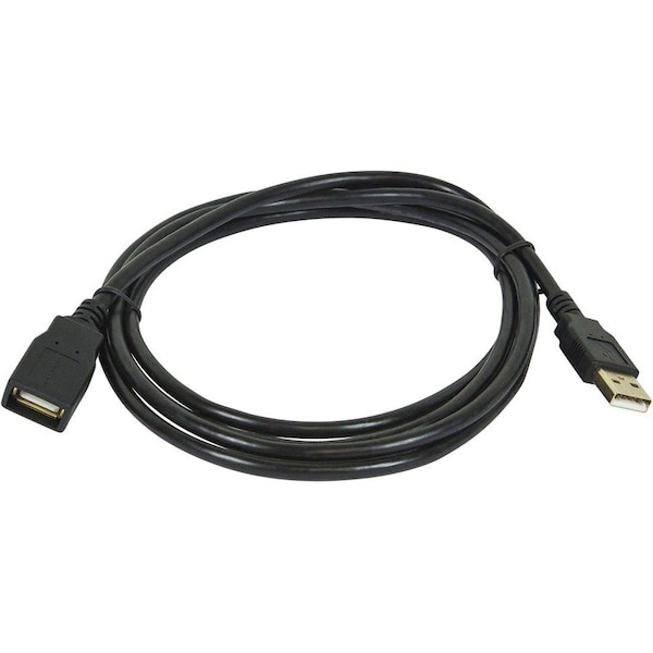 Monoprice 6ft USB 2.0 A Male to A Female Extension 28/24AWG Cable (Gold Plated) 5433 - main