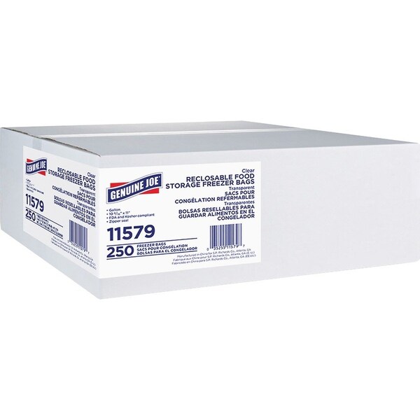 Genuine Joe 11.2 in L, 4.7 in W, 2.7 mil (69 Micron) Thick, Clear GJO11579 - main
