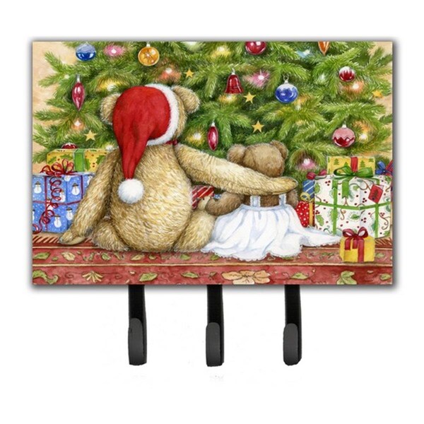 Carolines Treasures Christmas Teddy Bears with Tree Leash or Key Holder CDCO0415TH68 - main