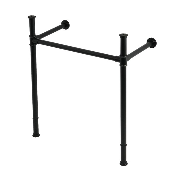 Kingston Brass Stainless Steel Console Sink Legs, Matte Black VPB36280 - main
