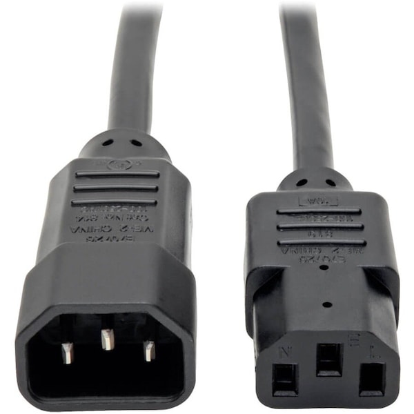 Eaton Tripp Lite Series PDU Power Cord, C13 to C14 - 13A, 250V, 16 AWG, 5 ft. 1.52 m, Black P004-005-13A - main