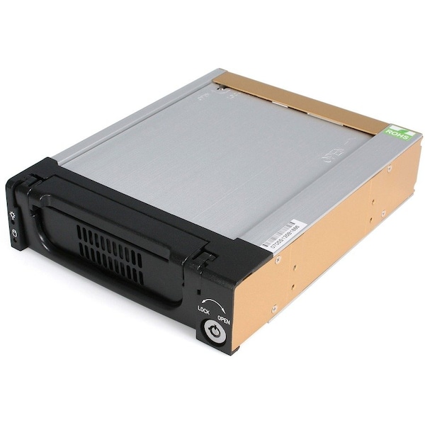 Startech.Com Aluminum Black SATA Hard Drive Drawer - Storage mobile rack - black DRW150SATBK - main