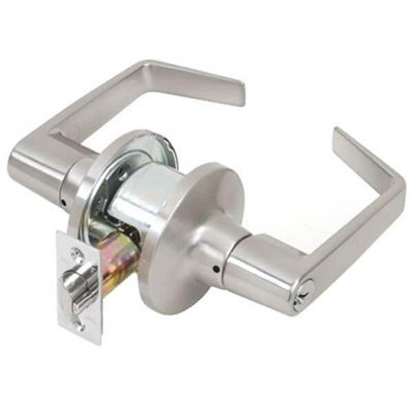 Tell CL100619 13 x 3.5 in. Light Duty Commercial Tubular Grade 2 Store Room Lever 131028 - main