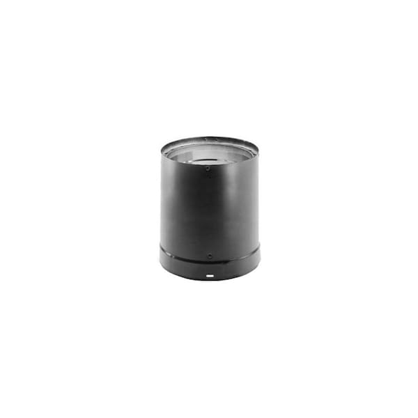 M&G Duravent DVL Wood-Stove Pipe, Black Double-Wall Stainless Steel, 6 x 24-In. 6DVL-24 - main