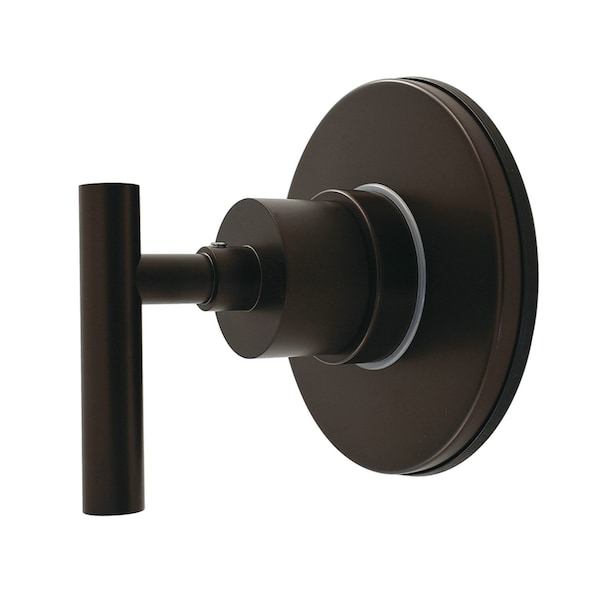 Kingston Brass Single-Handle Six-Way Diverter Valve with Round Trim Kit, Oil Rubbed Bronze KS4035CML - main