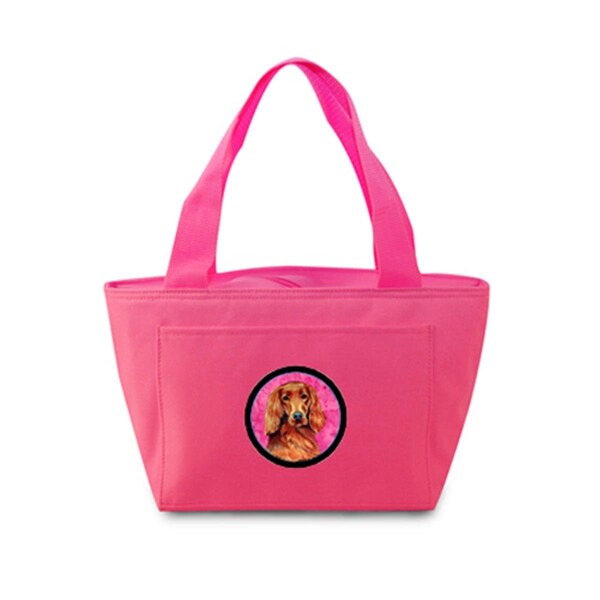 Carolines Treasures Pink Irish Setter Zippered Insulated School Washable And Stylish Lunch Bag Cooler LH9389PK-8808 - main