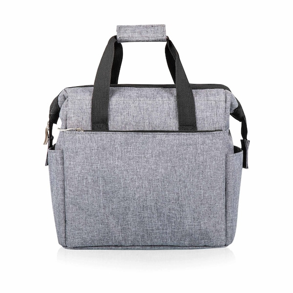 Picnic Time Family Of Brands On The Go Lunch Bag Cooler, Heathered Gray 510-00-105-000-0 - main