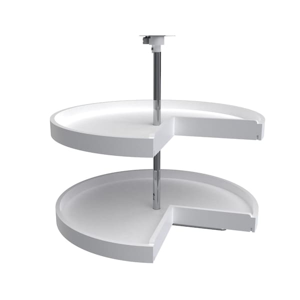 Rev-A-Shelf Plastic; Steel, White, 28 in W, 26 in H, 28 in D 6942-28-11-52 - main