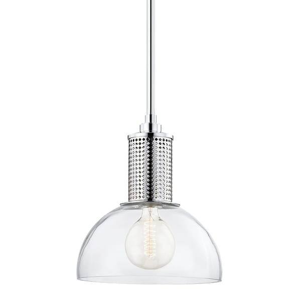 Hudson Valley Lighting Halcyon 1 Light Pendant 14 In. Polished Nickel 7214-PN - main