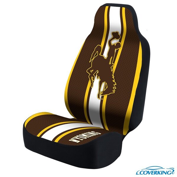 Coverking UNIVERSAL ULTISUEDE SEAT COVER DESIGNER 1PC, THE UNIVERSITY OF WYOMING, ELA064 USCSELA064 - main