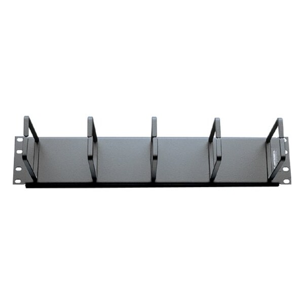 Ortronics CABLE MGMT HORIZONTAL PANEL 2U, 3"H X 4"D WITH 5 DISTRIBUTION 60400057 - main