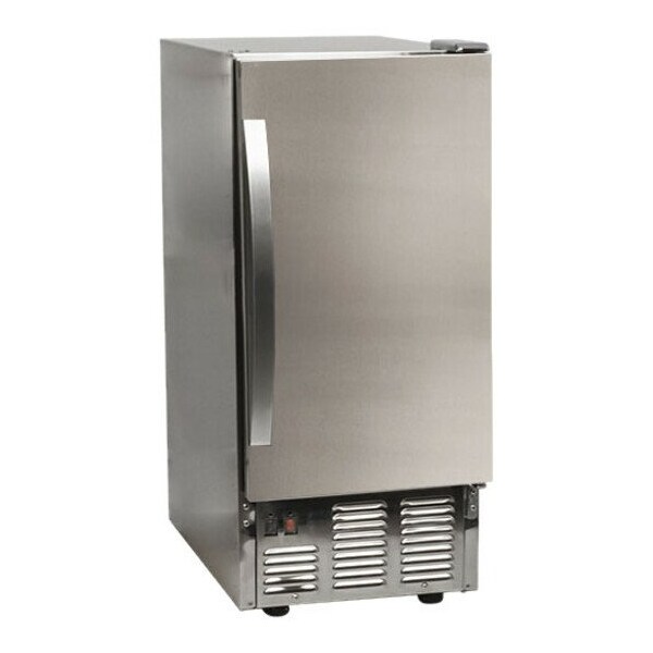 Edgestar 15 Inch Wide 25 Lbs Capacity BuiltIn Ice Maker with 50 Lbs Daily Ice Production OIM450SS - main