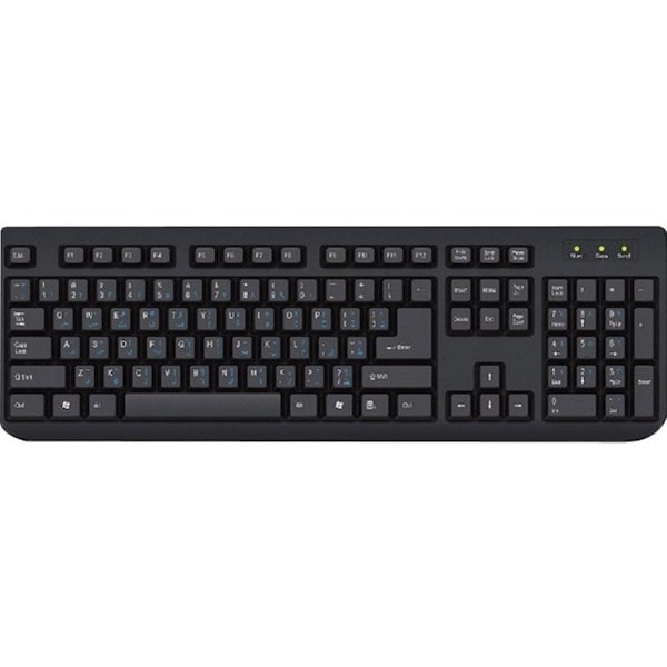Ergoguys ARABIC 101 AND ENGLISH BILINGUAL KEYBOARD BLACK AEKEY - main