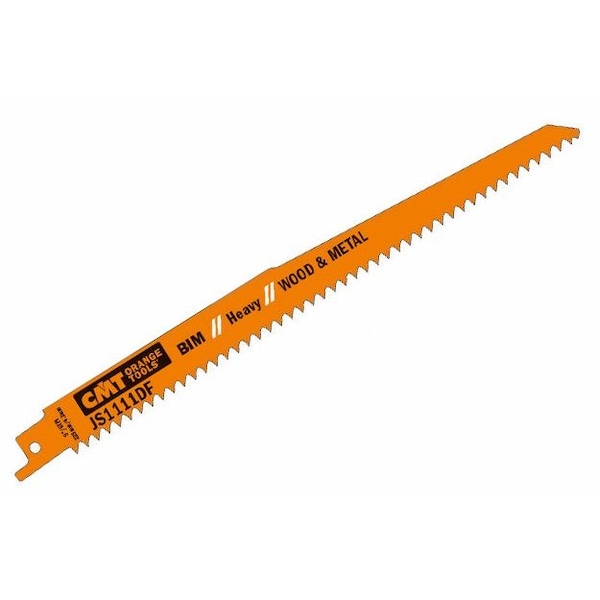 Cmt RECIPROCATING SAW BLADES for WOOD&METAL (BIM) 9inx 6TPI (20-PCS.) JS1111DF-20 - main