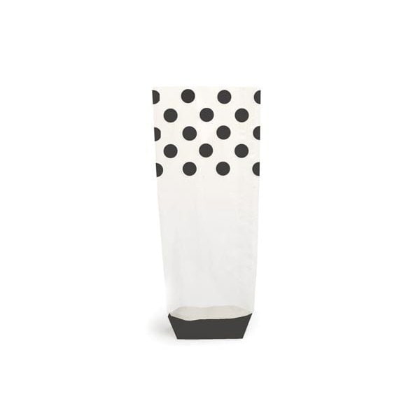 Nashville Wraps Black Polka Dots 1.4 mil Cello Bags, 2.75x2x10.5, 100PK 96232 - main