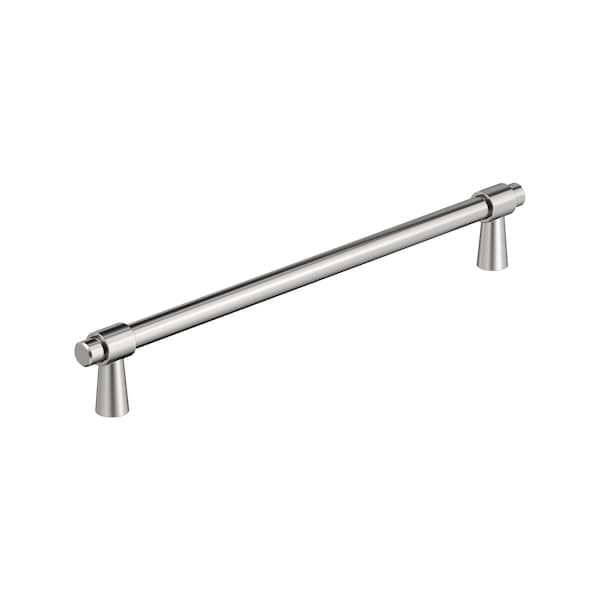 Amerock Destine 10-1/16 inch 256mm Center-to-Center Polished Chrome Cabinet Pull BP3690226 - main