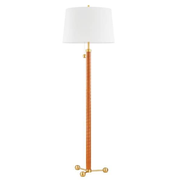 Hudson Valley Lighting Noho 2 Light Floor Lamp 21.75 In. Aged Brass L6170-AGB - main