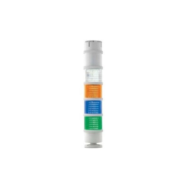 Edwards Signaling Tower Light Module, 120V AC, Green, 70 mm Dia., 3 1/8 in Height, LED, 270BC Series 270LEDSG120A - main
