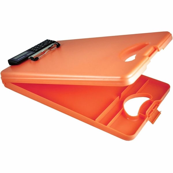 Zoro Select 8-1/2" x 11" Portable Storage Clipboard 1", Orange 00543 - main