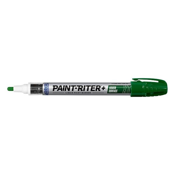 Markal Paint Marker, Medium Tip, Green Color Family, Paint 97255