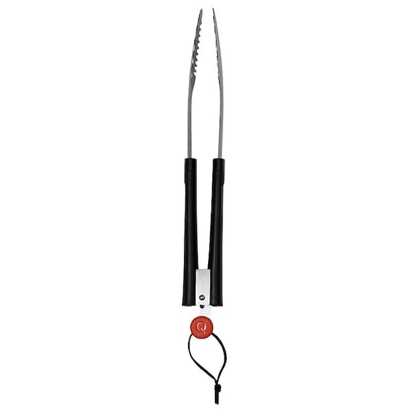 Mr Bar-B-Q Products Mr. BAR-B-Q Locking Tongs, Stainless Steel Blade, Stainless Steel, Plastic Handle, Round Handle 20152Y - main