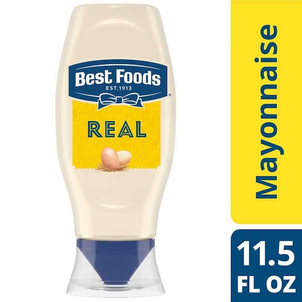 Best Foods Real Mayonnaise Squeeze Bottle, 11.5 Ounce 84137050 - main