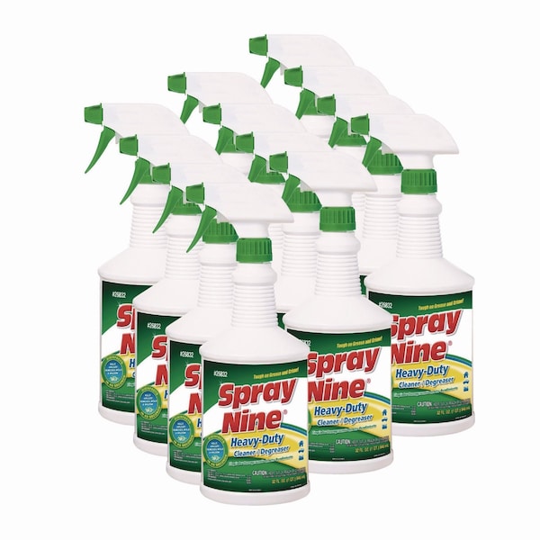 Spray Nine Cleaners & Detergents, 32 oz Trigger Spray Bottle, Liquid, 12 PK 26832 - main