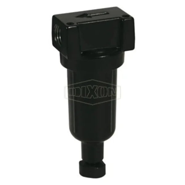 Dixon Wilkerson by Miniature Particulate Filter without Sight Gauge, 1/8 in NPT Port, 32 to 175DegF, Zinc F03-01AMB - main