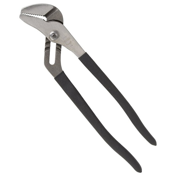 Vulcan Groove Joint Plier, 12 in OAL, 1-5/8 in Jaw, Black Handle, Non-Slip Handle, 1-5/8 in W Jaw JL-NP012 - main