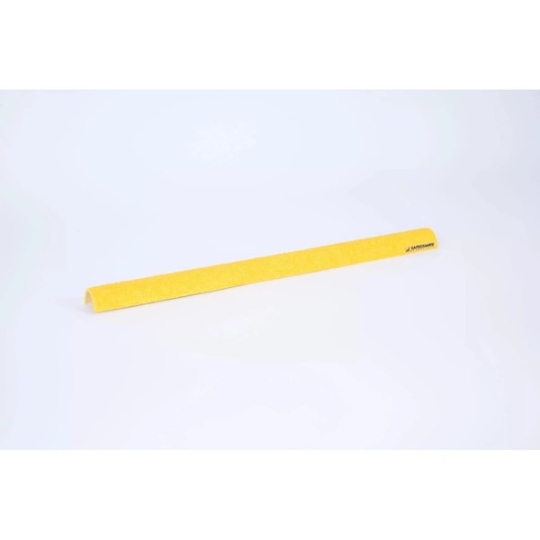 Safeguard Technology 19x1in Anti-Slip Ladder Rung, Galvanized Steel Round, Extra Coarse (Offshore), Yellow, Grit to LGROE-YLW-19x1 - main
