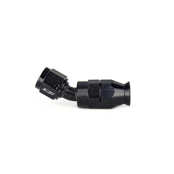 Hps Performance 30 deg. -10 Compression Teflon Hose End to AN Female for Stainless Steel Reinforced PTFE Hose, Black 350-3010 - main
