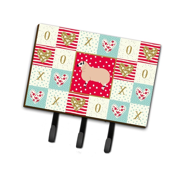 Carolines Treasures 6 x 2 x 9 in. Kerry Hill Sheep Love Leash or Key Holder CK5406TH68 - main