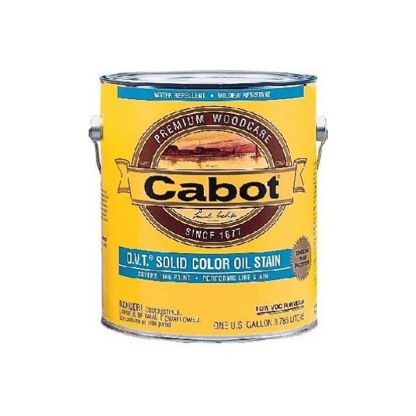 Cabot O.V.T. VOC Compliant Solid Color Exterior Stain, Medium Base, 1 Gal. 140.0006708.007 - main