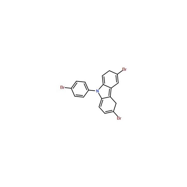 Ak Scientific 3, 6-Dibromo-9-(4-bromophenyl)-9H-carbazole (1g), CAS 73087-83-9 1346AC-1g - main
